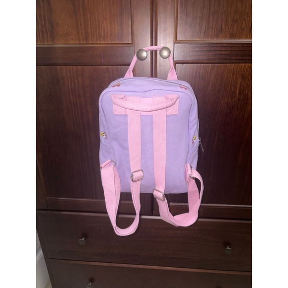 Loungefly Disney Daisy Duck AOP Sensational 6 Canvas Mini Backpack - Picture 4 of 12